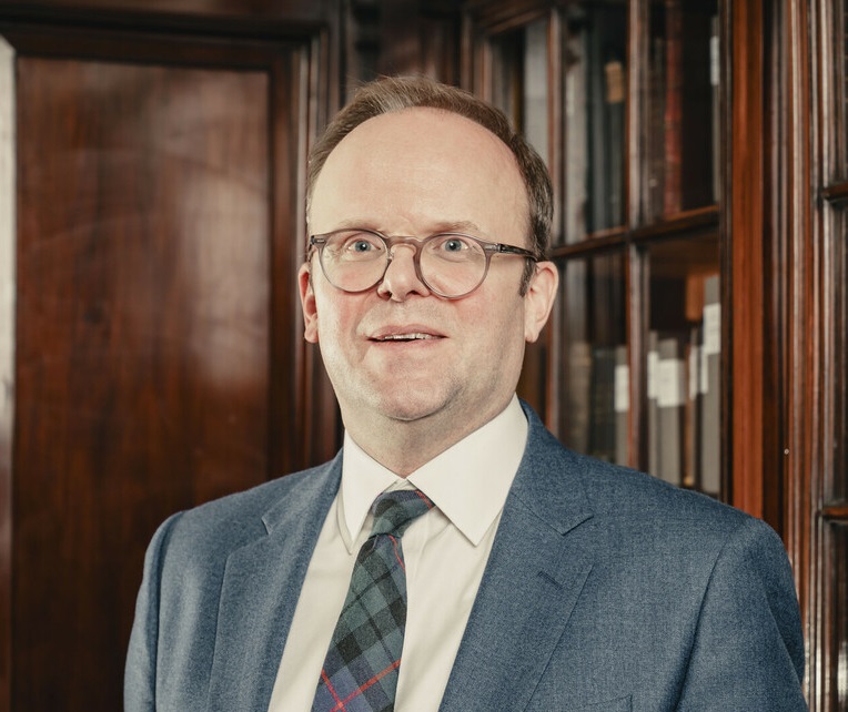 Image of Eric Livingston in the lower library